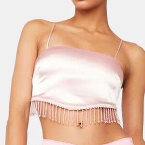 Light pink halter top